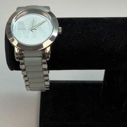 Designer Michael Kors MK-4323 Silver-Tone Round Dial Analog Wristwatch