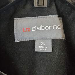 Liz Claiborne Women Black Coat Sz XL alternative image