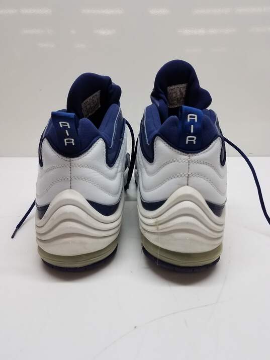 Nike Air Max Uptempo 3.0 White and Blue Sneakers Size 18 image number 3