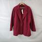 Talbots Plus Burgundy Wool Blend Jacket WM Size 22W NWT image number 1