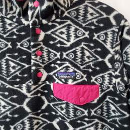 Patagonia Synchilla Snap-T Fleece Ikat Big Fish Pullover Women's Size S alternative image