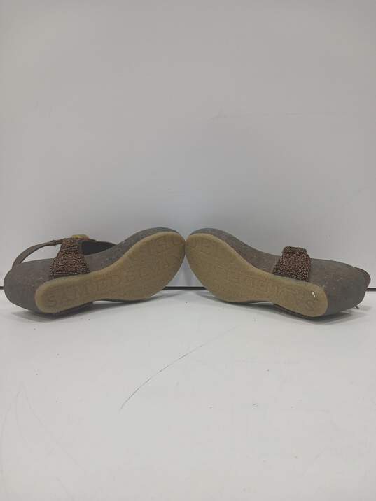 Sam Edelman S-Nalo Beaded Wedge Sandals Women's Size 6.5 image number 5