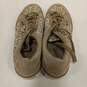 Womens Brown Monogram Textile Lace Up Low Top Round Toe Tennis Shoes Size 9M image number 1