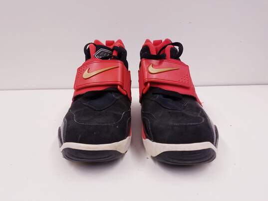 Nike Air Diamond Turf Black Gamma Orange Athletic Shoes Men's Size 10 image number 4