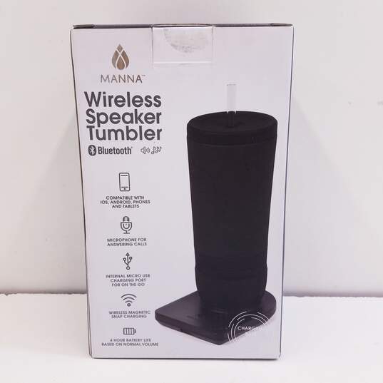 Manna Wireless Speaker Tumbler Black image number 3