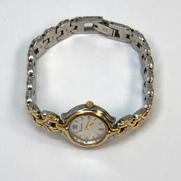 Designer Bulova Gold-Tone Round Dial Bracelet Analog Dress Wristwatch alternative image