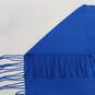 Women's Blue Cashmere Scarf image number 4