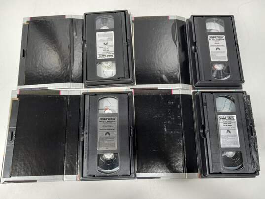 Bundle of 10 Assorted Star Trek The Next Generation VHS Tapes image number 3