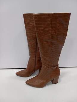 LifeStride Women's Stratford Animal Print Pointed Toe Riding Boots Size 8.5W alternative image