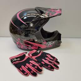 TracePro Jr. Helmet Racer Pink Size KS Kids Small