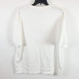 Air Jordan Men White Logo Patch T Shirt XL alternative image