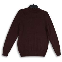 NWT Croft & Barrow Womens Burgundy Knitted The Extra-Soft Pullover Sweater Sz S alternative image