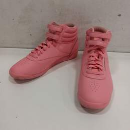 Reebok Classic Hi-Top Pink Sneakers Women's Size 9.5
