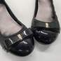 Cole Haan Air Monica Black Patent Leather Bow Accent Ballerina Flats Women's Size 8B image number 2