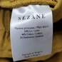 Sezane High Waisted Mustard Yellow Paperbag Pants Size 46 image number 4