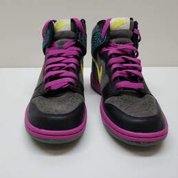 Custom Nike ID Dunk High 'SHWEET KIKCKS' Leather Suede Sz 8 alternative image