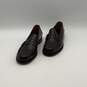 Mens Brown Leather Round Moc Toe Slip-On Penny Loafer Shoes Size 12 image number 1