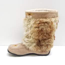 Call It Spring Women's Faux Fur Boots Size 7 alternative image