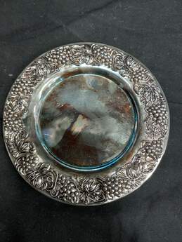 4pc Set of Silver Treasures by Godinger Silver-Plated Mini Serving Trays IOB alternative image