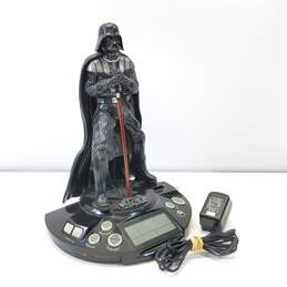 Star Wars 12 Inch Darth Vader Alarm Clock Radio w/Light Up Lightsaber