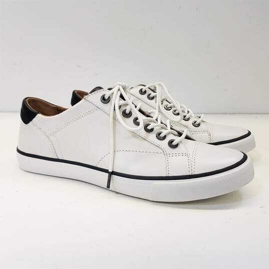 Coach Perkins Leather Lo Top Tennis Shoe White 8 image number 1