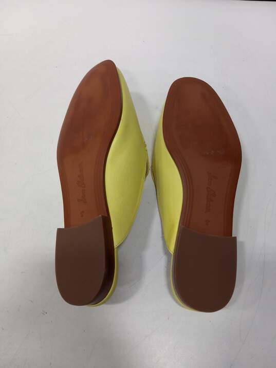 Sam Edelmen Women's Linnie Yellow Leather Mules Size 8M image number 5