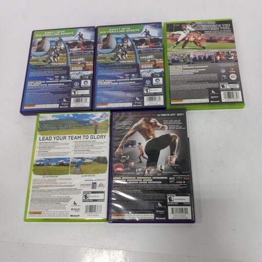 5 Piece Bundle of Assorted Xbox 360 Video Games image number 2
