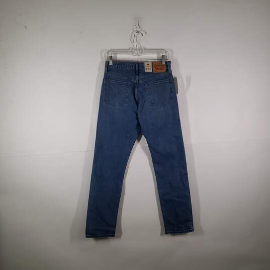 NWT Mens 501 Original Fit Medium Wash Denim Straight Leg Jeans 27X30 image number 2