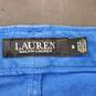 Lauren Women Electric Blue Denim Shorts Sz8 image number 3