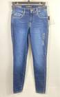 Guess Women Blue Skinny Mid Rise Jeans Sz 25 image number 1