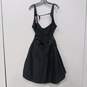 Halston Heritage Black Halter Cut Outs Dress Women's Size 10 NWT image number 2