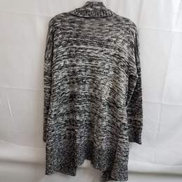 Eileen Fisher Organic Cotton Black & White knit Cardigan Sweater Size XS alternative image