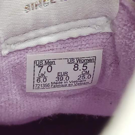 Vans Unisex Purple Multicolor Shoes Size Men 7 Women 8.5 image number 5