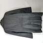 Worthington Women Black Leather Trench Coat L image number 2