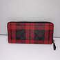 2pc Set of Authenticated Coach Signature Canvas w/Field Plaid Print Wallets image number 4