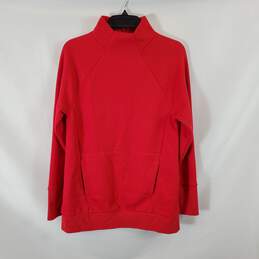 Fabletics Women Red Funnel Tunic Sz S NWT