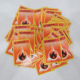 Pokémon TCG Vintage Fire Energy Lot Of 50 Cards Base Set - Neo