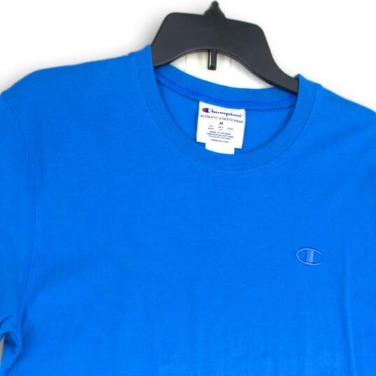 NWT Mens Blue Colorblock Short Sleeve Crew Neck Pullover T-Shirt Size M image number 3