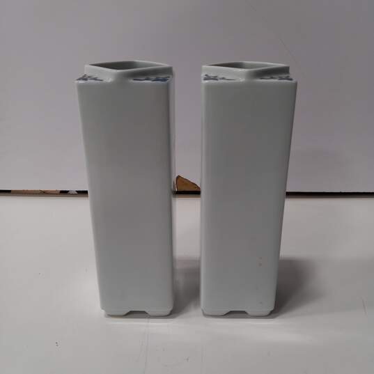 Pair of Japanese Rectangular Vases image number 2