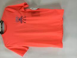 Gap Women Coral Activewear Shirt XXL