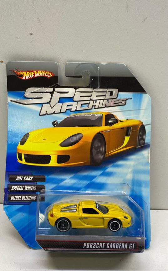 HOT WHEELS Speed Machines Porsche Carrera GT Yellow NIP image number 1
