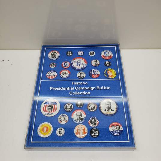 Historic Presidential Campaign Button Collection Framed image number 3