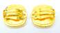 Vintage Swarovski SAL Clear Rhinestone Gold Tone Clip On Earrings 16.5g image number 4