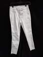 Flying Monkey White Crop Skinny Jeans Women's Size 26 image number 1