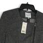 NWT Catherine Malandrino Womens Gray Tweed Long Sleeve Motorcycle Jacket Size M image number 3