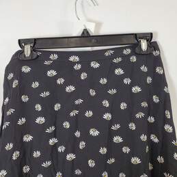 Wilfred Women's Black Floral Midi Skirt SZ 6 NWT alternative image