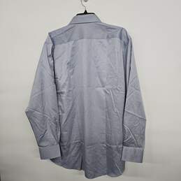 Blue Button Up Collared Shirt alternative image