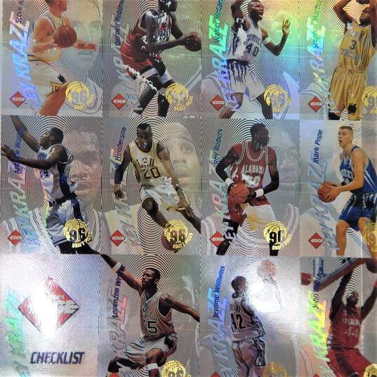 Collectors Edge '96 Kobe Bryant Rookie Holofoil Uncut Sheet image number 5