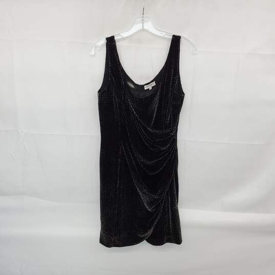 Giorgio Armani Le Collezioni Women's Velvet Houndstooth Sleeveless Dress Size 8 image number 1