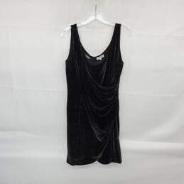 Giorgio Armani Le Collezioni Women's Velvet Houndstooth Sleeveless Dress Size 8